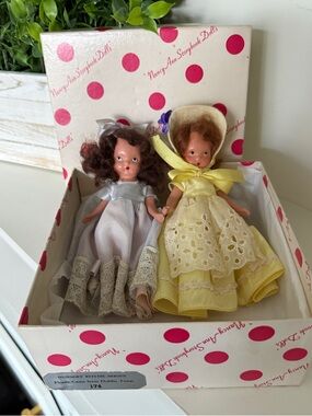 Flossie Came From Dublin Town #174 Nancy Ann Storybook Doll W/box bisque/2 Dolls